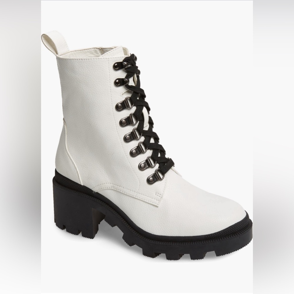 BP. Taylor block heel combat boot